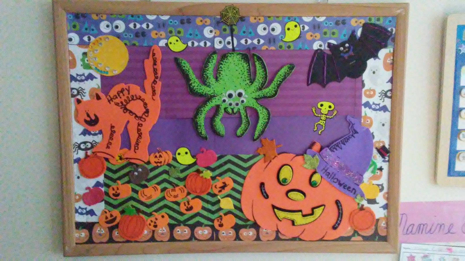 Halloween bulletin board
