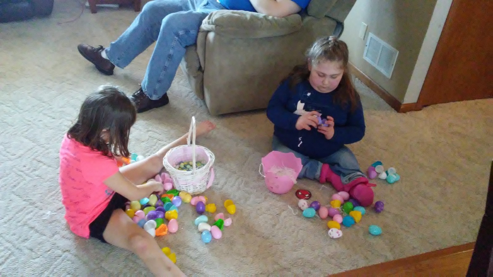 Indoor Easter egg hunt
