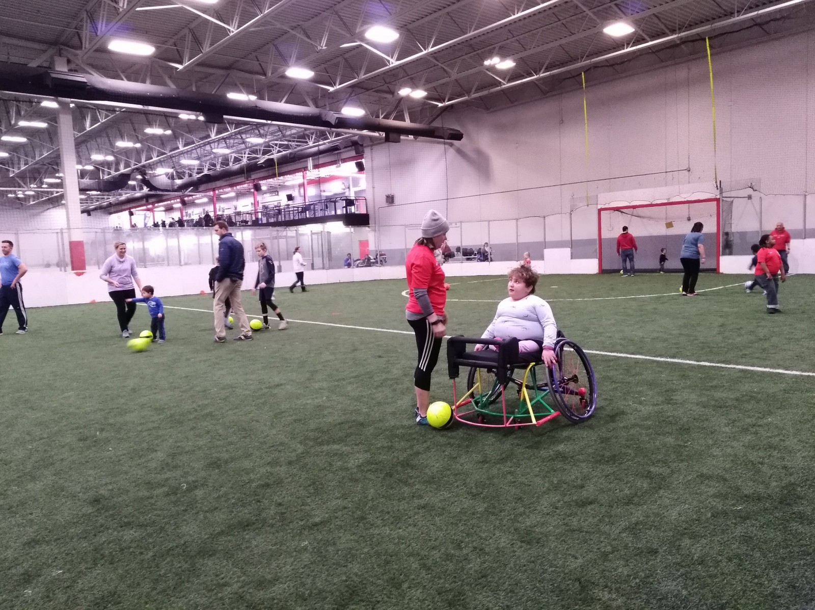 Wheelchair soccer