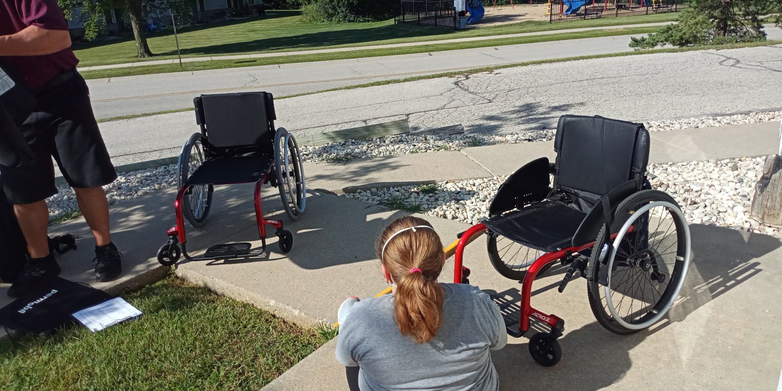 New wheelchair, almost