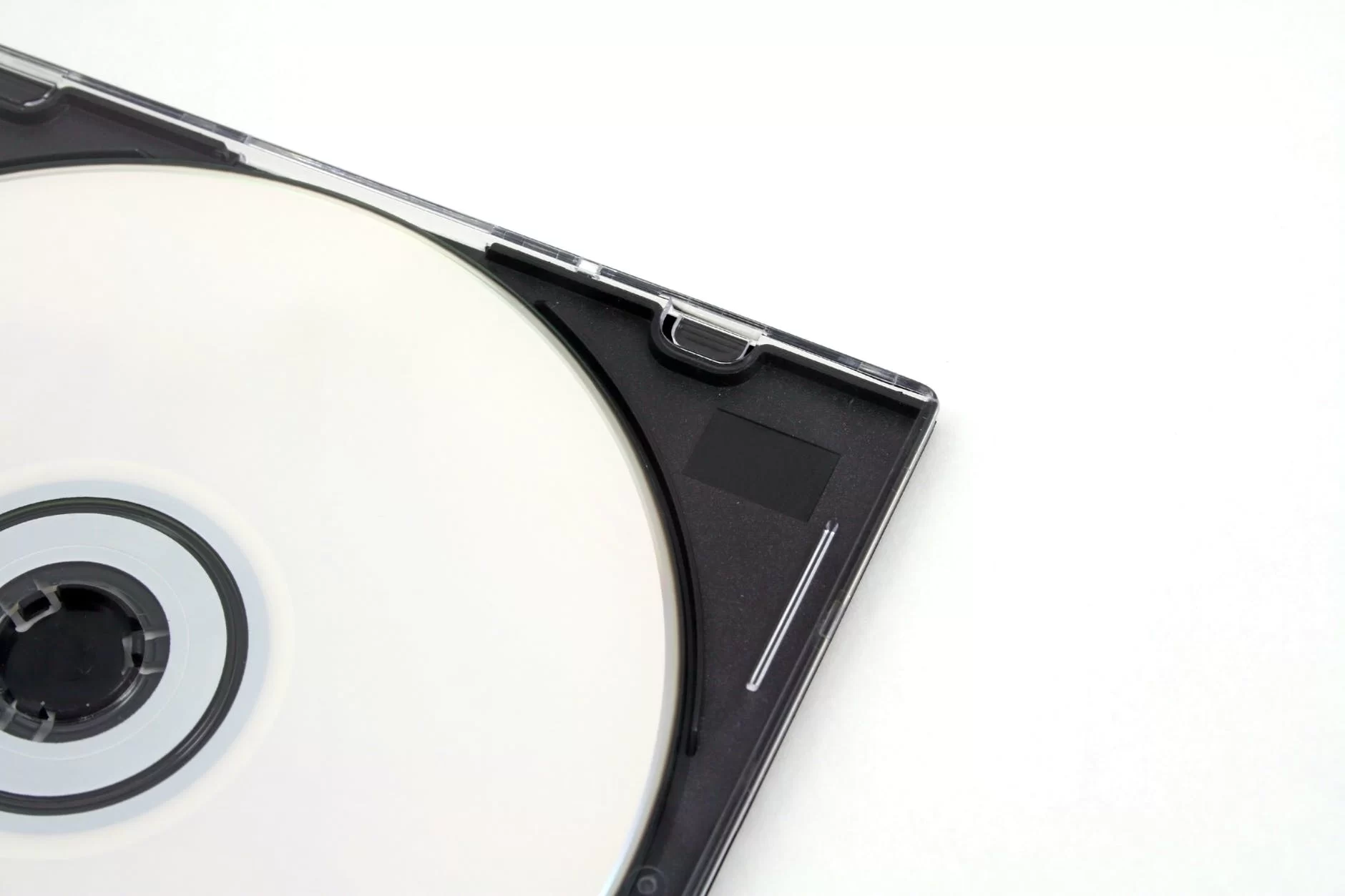 white compact disc